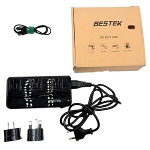 BESTEK Universal Travel Adapter & 220V→110V Voltage Converter – Tested